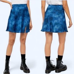Free People Martine Flirt Skirt Navy Size 2 NWT